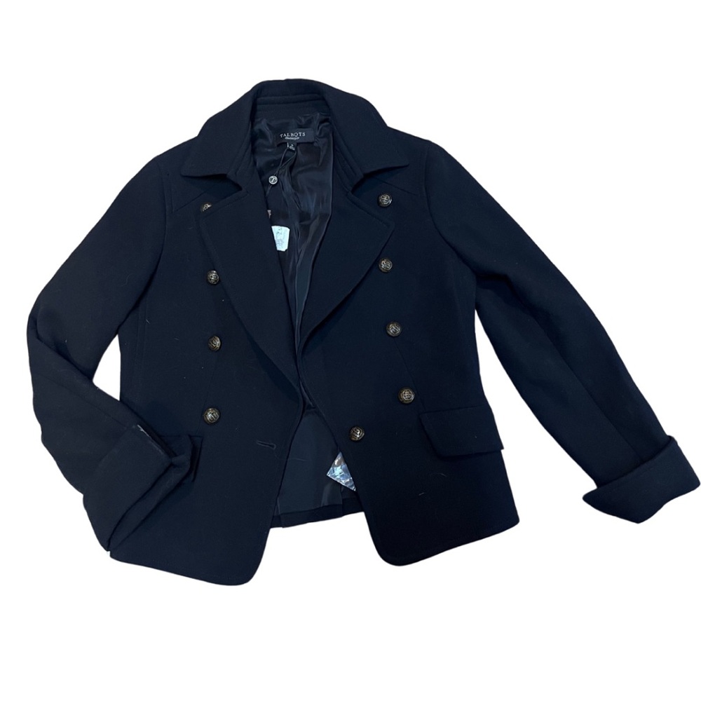 New Talbots Structured Blazer Coat sz 6